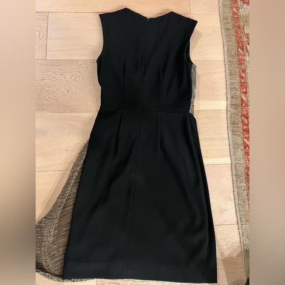 Tahari ASL black dress with metallic sash - Picture 2 of 4